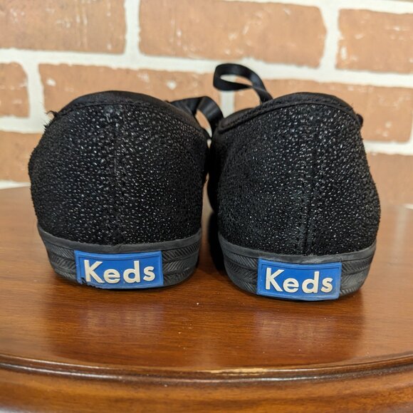 Keds Black Glitter Classic Sneakers - Picture 4 of 6